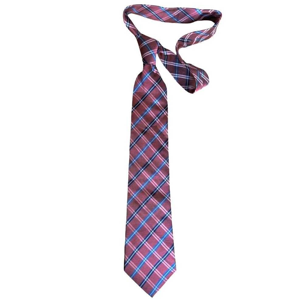 Lauren Ralph Lauren Plaid Preppy 100% Silk Argyle Neck Tie Necktie Dressy 3.5x60